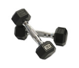 Набор гексагональных гантелей 10 пар от 1 до 10 кг VictoryFit