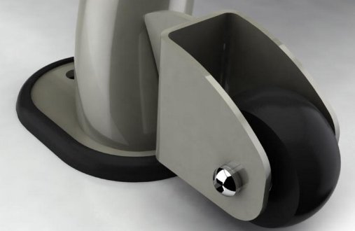 Ролики для транспортировки у горизонтальной скамьи Matrix G3 FW81 Ролики для транспортировки у горизонтальной скамьи Matrix G3 FW81