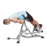 Гиперэкстензия и римский стул HOIST HF-5664 (матовый черный/черный)