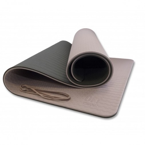 Мат для йоги 10 мм двухслойный премиум Original Fit.Tools Мат для йоги 10 мм двухслойный премиум Original Fit.Tools