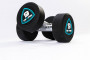 Гантели в уретане LIVEPRO Studio Dumbbells 3 кг, черный/синий