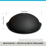 Балансировочная платформа BOSU PRO Balance Trainer Black