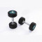 Гантели в уретане LIVEPRO Studio Dumbbells 7 кг, черный/синий