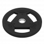 Диск олимпийский BRONZE GYM обрезиненный 20 кг с тремя хватами