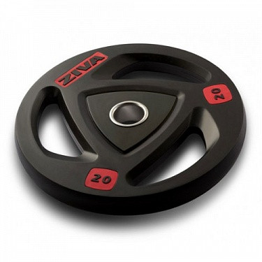 Набор черных олимпийских дисков 51 мм ZIVA 1,25-25 кг (общий вес 200 кг) с хватами Набор черных олимпийских дисков 51 мм ZIVA 1,25-25 кг (общий вес 200 кг) с хватами