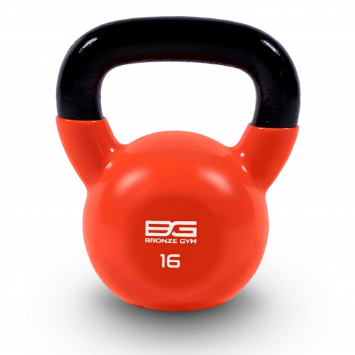 Гиря BRONZE GYM в виниловой оболочке 16 кг Гиря BRONZE GYM в виниловой оболочке 16 кг