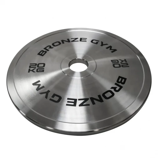 Диск олимпийский BRONZE GYM стальной 20кг хромированный 51мм Диск олимпийский BRONZE GYM стальной 20кг хромированный 51мм