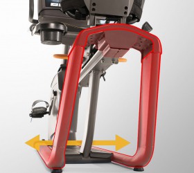 Сдвоенные стойки рамы обеспечат максимальную устойчивость тренажера Сдвоенные стойки рамы обеспечат максимальную устойчивость тренажера