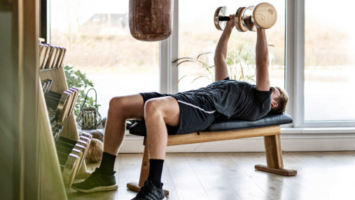 Набор гантелей со стойкой (Орех) NOHrD DumbBells Набор гантелей со стойкой (Орех) NOHrD DumbBells