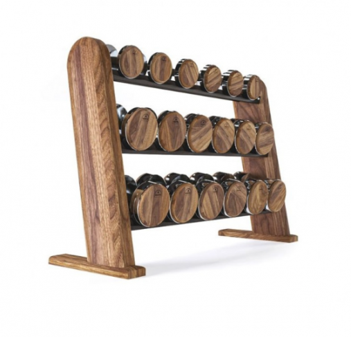 Набор гантелей со стойкой (Орех) NOHrD DumbBells Набор гантелей со стойкой (Орех) NOHrD DumbBells