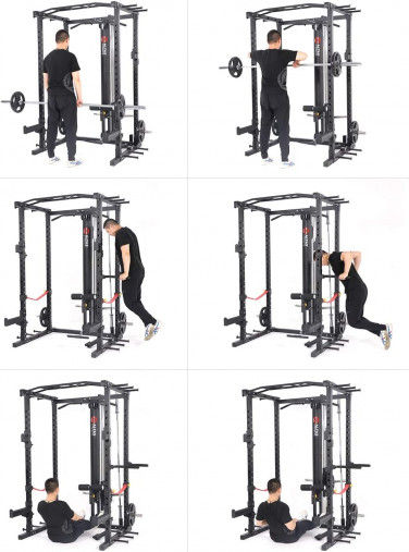 Силовая рама многофункциональная для тренировки со штангой REBEL PR78 Силовая рама многофункциональная для тренировки со штангой REBEL PR78