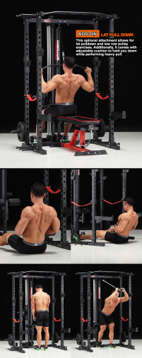 Силовая рама многофункциональная для тренировки со штангой REBEL PR78 Силовая рама многофункциональная для тренировки со штангой REBEL PR78