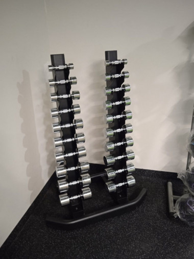 Набор хромированных гантелей 1-10 кг (10 пар) Aerofit AFCD1-10 Набор хромированных гантелей 1-10 кг (10 пар) Aerofit AFCD1-10