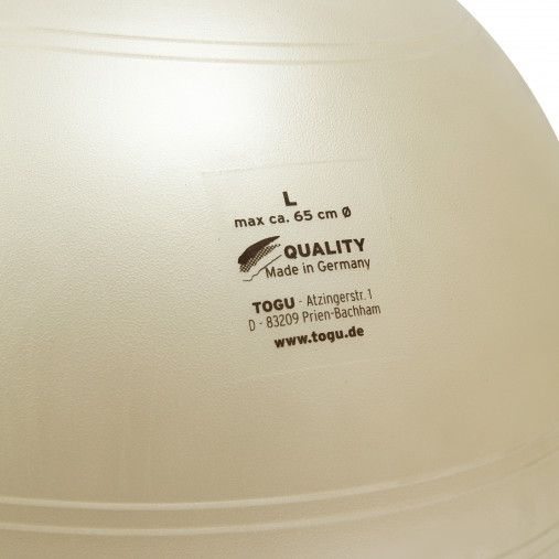 Гимнастический мяч TOGU My Ball Soft 65 см белый перламутровый Гимнастический мяч TOGU My Ball Soft 65 см белый перламутровый