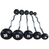 Aerofit AFBZ10-30 (AFB145-C/10-30KG) Набор изогнутых обрезиненных штанг, 10-30 кг