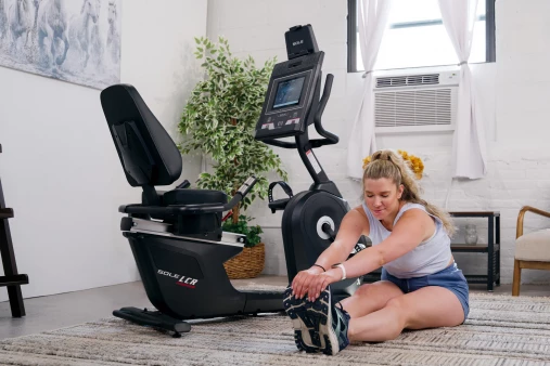 Велотренажер SOLE LCR (2023) с горизонтальной посадкой