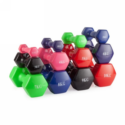 Пара гантелей в виниловой оболочке 2 кг VictoryFit VF-DV020