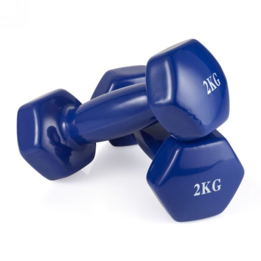 Пара гантелей в виниловой оболочке 2 кг VictoryFit VF-DV020