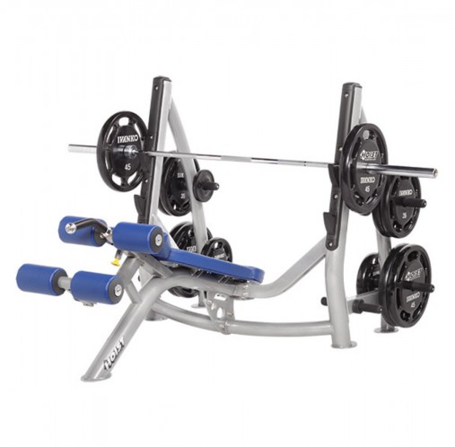 Олимпийская скамья для жима лежа с обратным наклоном Hoist CF-3177 с держателями дисков Олимпийская скамья для жима лежа с обратным наклоном Hoist CF-3177 с держателями дисков