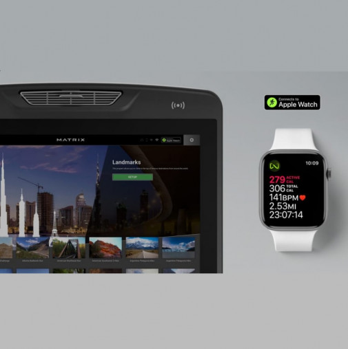 Лестница-эскалатор Matrix Lifestyle ClimbMill. Консоль Touch XL Лестница-эскалатор Matrix Lifestyle ClimbMill. Консоль Touch XL