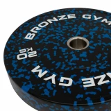 Диск бамперный BRONZE GYM камуфляж синий 20кг
