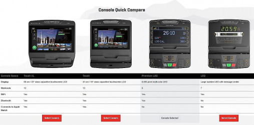 Лестница-эскалатор Matrix Lifestyle ClimbMill. Консоль Premium LED