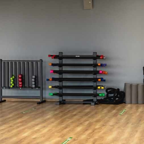 Стойка для горизонтального хранения бодибаров Original Fit.Tools FT-BBR-HT Стойка для горизонтального хранения бодибаров Original Fit.Tools FT-BBR-HT