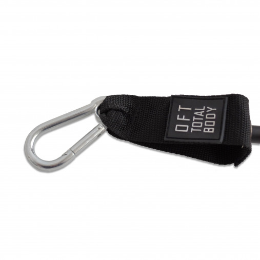 Эспандер из натурального латекса с карабинами сопротивление 20 lbs OFT Эспандер из натурального латекса с карабинами сопротивление 20 lbs OFT