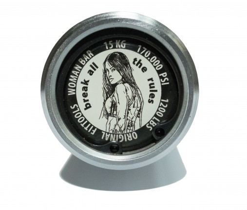 Гриф женский двуцветный OFT, 15кг, 200см, арт. FT-WMB-1200, нагрузка до 543 кг